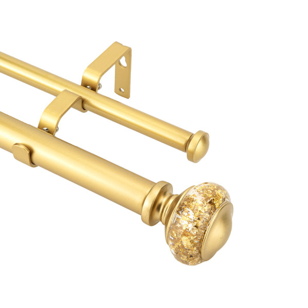 House of Hampton® Jeda Adjustable Double Curtain Rod Wayfair